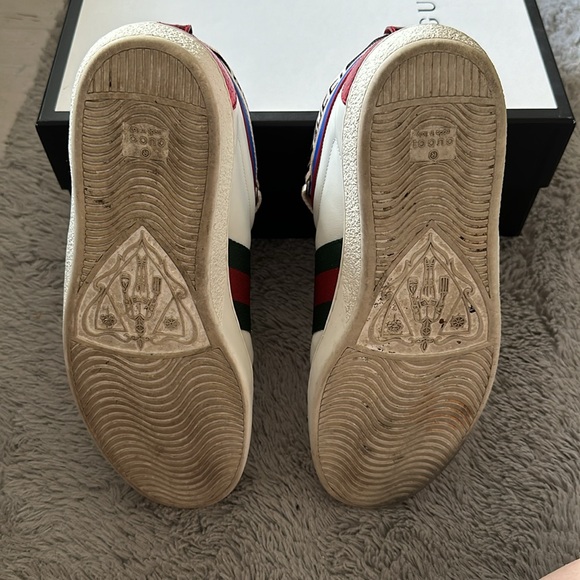 Gucci Men's Stripe Ace High Top Miro Soft Leather - Picture 3 of 3